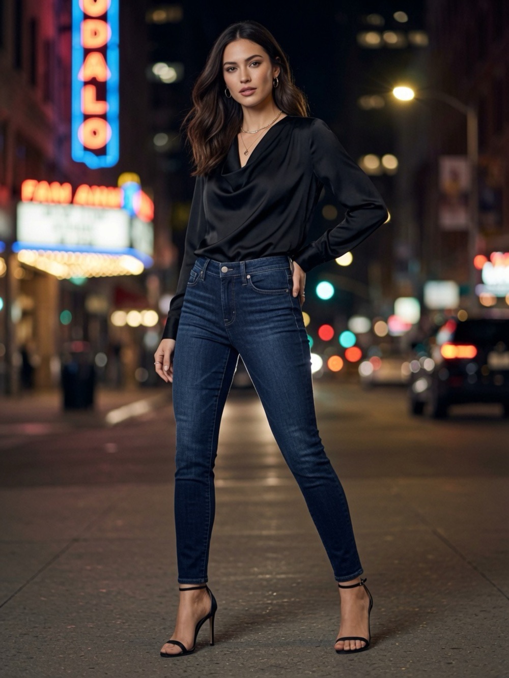 AG Adriano Goldschmied The Farrah Skinny Ankle Jeans – Size 28R Dark Wash